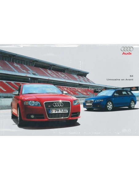 2005 AUDI S4 BROCHURE DUTCH