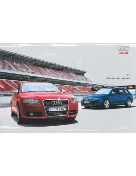 2005 AUDI S4 BROCHURE ENGELS