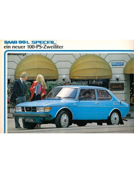 1982 SAAB 99L SPECIAL BROCHURE DUITS