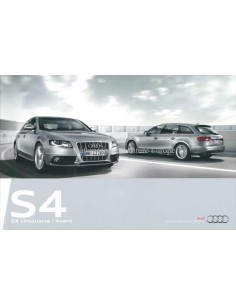 2009 AUDI S4 BROCHURE GERMAN