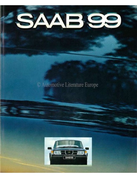 1980 SAAB 99 BROCHURE NEDERLANDS