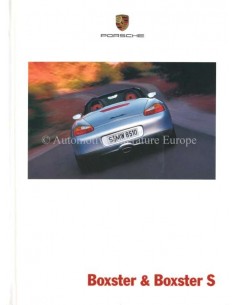2001 PORSCHE BOXSTER S HARDCOVER BROCHURE NEDERLANDS