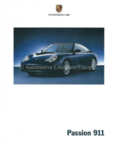 2002 PORSCHE 911 CARRERA & TARGA HARDCOVER BROCHURE DUITS