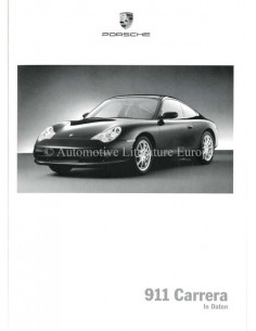 2002 PORSCHE 911 CARRERA & TARGA HARDCOVER BROCHURE DUITS 2