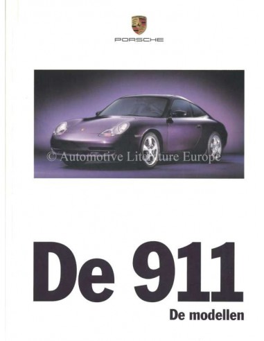 1999 PORSCHE 911 CARRERA HARDCOVER BROCHURE NEDERLANDS
