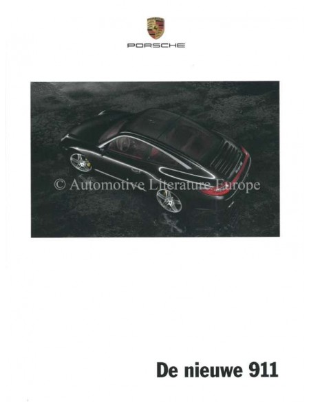 2009 PORSCHE 911 CARRERA | TARGA HARDCOVER PROSPEKT NIEDERLÄNDISCH
