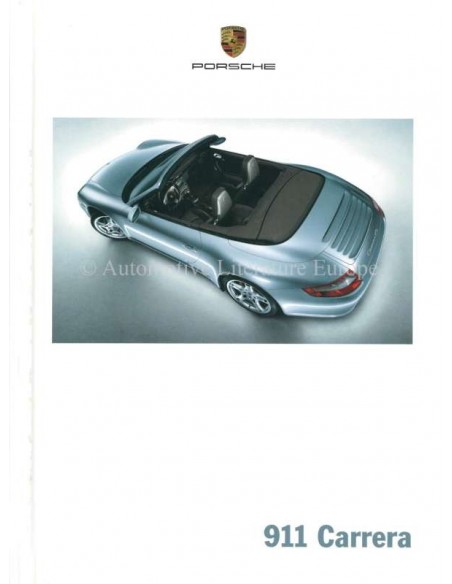 2006 PORSCHE 911 CARRERA HARDCOVER BROCHURE ENGELS