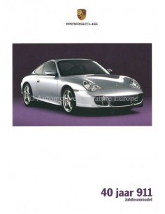2004 PORSCHE 911 CARRERA 40 JAAR BROCHURE NEDERLANDS
