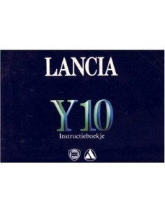 1986 LANCIA Y10 INSTRUCTIEBOEKJE NEDERLANDS
