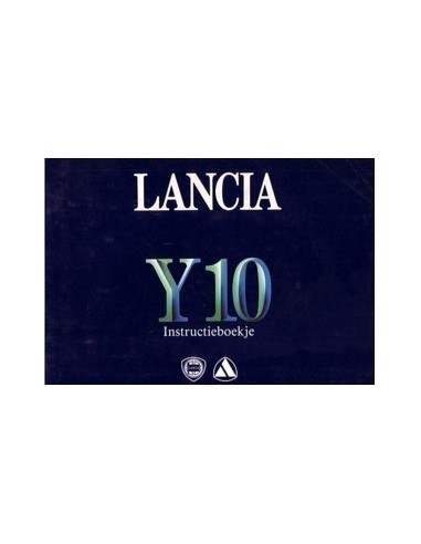 1986 LANCIA Y10 BETRIEBSANLEITUNG NIEDERLÄNDISCH