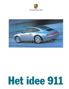 1997 PORSCHE 911 CARRERA TARGA & TURBO HARDCOVER PROSPEKT NIEDERLÄNDISCH