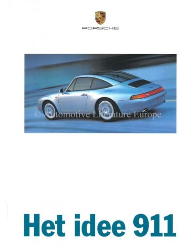 1997 PORSCHE 911 CARRERA TARGA & TURBO HARDCOVER PROSPEKT NIEDERLÄNDISCH