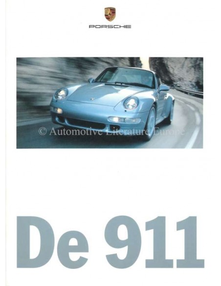 1997 PORSCHE 911 BROCHURE NEDERLANDS