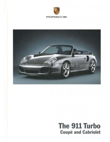 2004 PORSCHE 911 TURBO HARDCOVER BROCHURE ENGELS