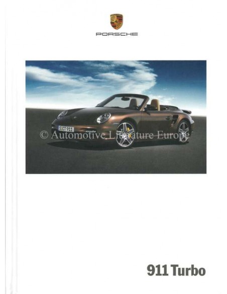2008 PORSCHE 911 TURBO HARDCOVER BROCHURE ENGELS