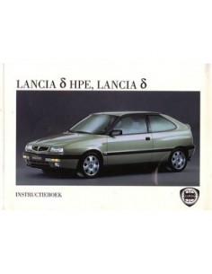 1996 LANCIA DELTA & HPE INSTRUCTIEBOEKJE + MAP