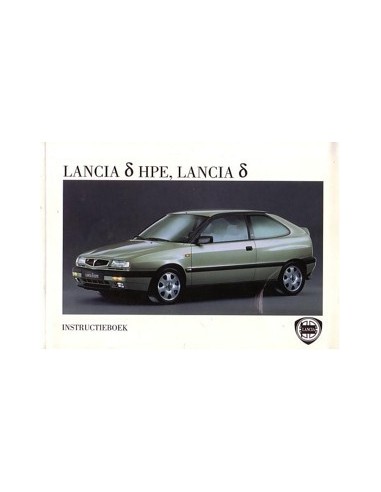 1996 LANCIA DELTA & HPE INSTRUCTIEBOEKJE + MAP