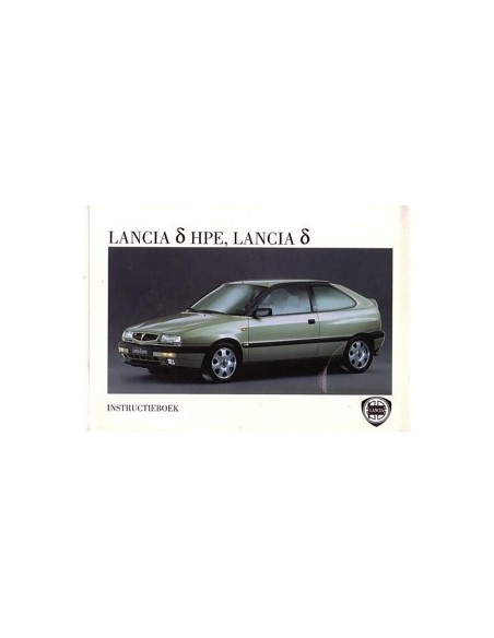 1996 LANCIA DELTA & HPE INSTRUCTIEBOEKJE + MAP