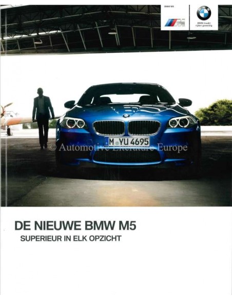 2012 BMW M5 BROCHURE DUTCH