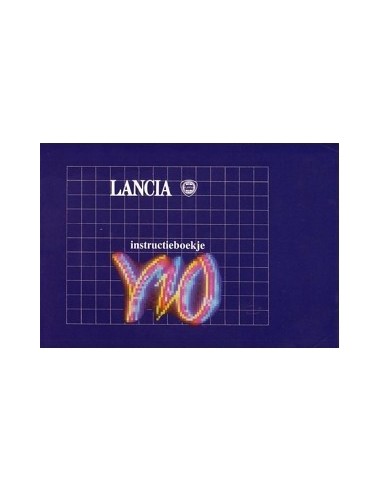 1989 LANCIA Y10 BETRIEBSANLEITUNG NIEDERLANDISCH