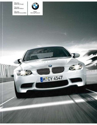 2008 BMW M3 COUPE | SEDAN | CABRIOLET BROCHURE ENGELS