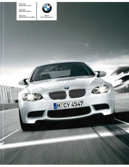 2008 BMW M3 COUPE | SALOON | CONVERTIBLE BROCHURE ENGLISH