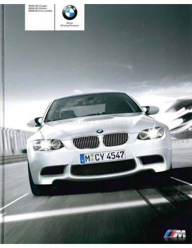 2009 BMW M3 COUPE | SEDAN | CABRIOLET BROCHURE ENGELS