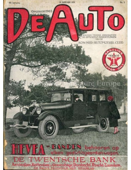 1925 DE AUTO MAGAZINE 2 NEDERLANDS
