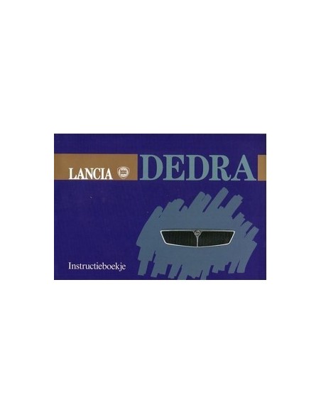 1989 LANCIA DEDRA INSTRUCTIEBOEKJE NEDERLANDS