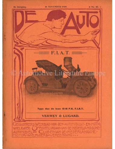 1909 DE AUTO MAGAZINE 46 DUTCH