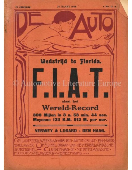 1908 DE AUTO MAGAZIN 13 NIEDERLÄNDISCH