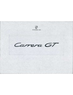 2003 PORSCHE CARRERA GT HARDCOVER BROCHURE BOX ENGELS