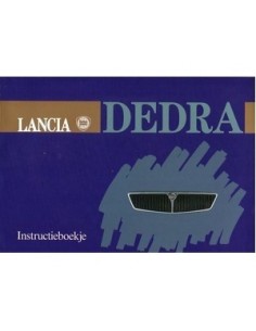 1991 LANCIA DEDRA INSTRUCTIEBOEKJE NEDERLANDS