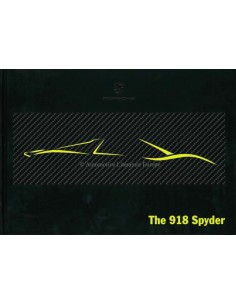 2012 PORSCHE 918 SPYDER HARDCOVER PROSPEKT + BOX ENGLISCH 2