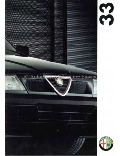 1993 ALFA ROMEO 33 PROSPEKT DEUTSCH