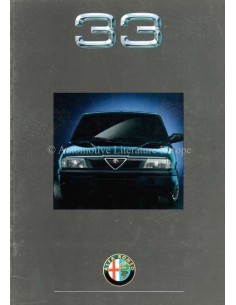 1991 ALFA ROMEO 33 BROCHURE NEDERLANDS