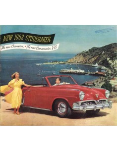 1952 STUDEBAKER COMMANDER V8 & CHAMPION BROCHURE ENGELS