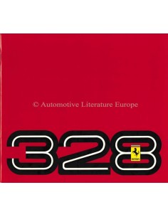 1989 FERRARI 328 GTB & GTS PROSPEKT 394/85