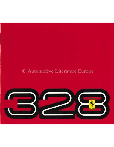 1989 FERRARI 328 GTB & GTS PROSPEKT 394/85