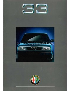 1990 ALFA ROMEO 33 PROSPEKT NIEDERLÄNDISCH