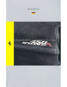 2014 FERRARI 458 SPECIALE APERTA REFERENCE GUIDE OWNERS MANUAL GERMAN