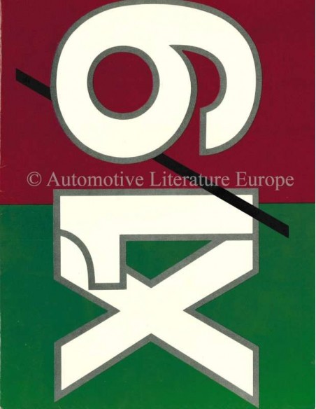 1975 FIAT X1/9 PROSPEKT ENGLISCH