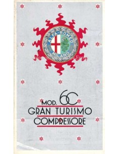 1931 ALFA ROMEO 6C 1750 GRAN TURISMO COMPRESSORE BROCHURE FRANS