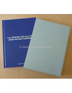 THE FERRARI 550 AND 575 ROAD AND RACE LEGENDS - THE BLUE LEATHER EDITION - NATHAN BEEHL - BOEK
