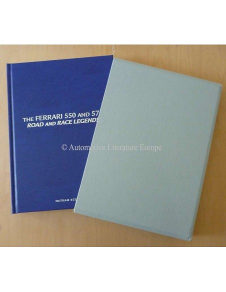 THE FERRARI 550 AND 575 ROAD AND RACE LEGENDS - THE BLUE LEATHER EDITION - NATHAN BEEHL - BUCH