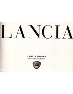 2002 LANCIA PHEDRA & CONNECT NAV+ INSTRUCTIEBOEK NEDERLANDS