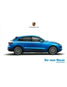 2014 PORSCHE MACAN HARDCOVER BROCHURE GERMAN