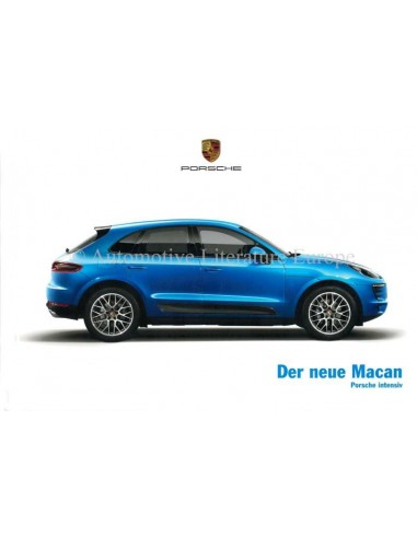 2014 PORSCHE MACAN HARDCOVER BROCHURE DUITS