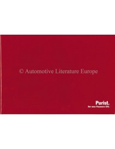 2011 PORSCHE PANAMERA GTS HARDCOVER PROSPEKT DEUTSCH