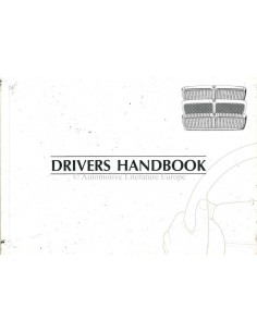 1995 JAGUAR XJ OWNERS MANUAL ENGLISH